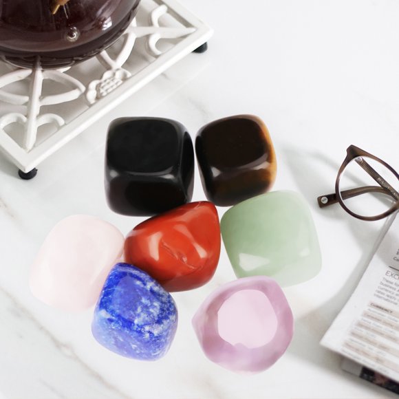 Hztyyier Cuarzos Y Cristales Naturales 7Pcs Piedras Naturales Piedras De Chakra Cristales Curativos Conjunto De Piedras Preciosas Naturales Cuarzo A Granel para Reiki Energía Curación Ecomeon no