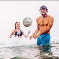 thumbnail image 3 of 16in Beach Ball Creative Sequin Inflatable Ball Pool Ball Beach Toy for Summer, 3 of 6