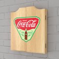 thumbnail image 4 of Coca-Cola Ice Cold Dart Board Cabinet Set with 6 Steel Tip Darts, 4 of 7