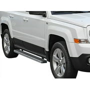 APS Running Boards 5 inches Compatible with Jeep Patriot 2007-2017 (Side Steps Side Bars)