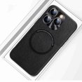 thumbnail image 3 of Allytech Magnetic Case for Apple iPhone 11 , Shockproof PU Leather Hybrid Slim Fit Rugged Lightweight Protective Phone Case, Black, 3 of 4