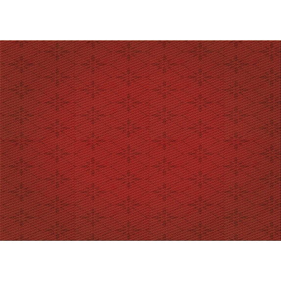 Ahgly Company Machine Washable Indoor Rectangle Transitional Tomato Red Area Rugs, 8' x 10'