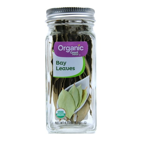 Great Value Organic Bay Leaves 0 15 Oz Walmart Com Walmart Com