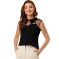 thumbnail image 1 of INSPIRE CHIC Blouse à Col à Manches Courtes pour Femmes Peter Pan, 1 of 6
