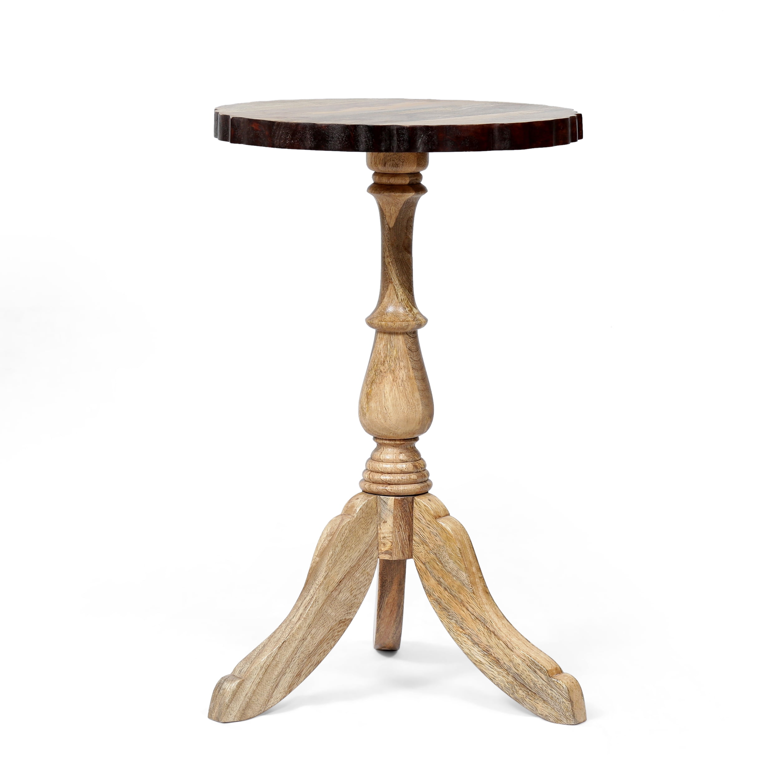Noble House Rooker Mango Wood End Table (Set of 2), Natural