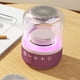 thumbnail image 4 of Pisexur Electrónica para Hombres, Altavoz Bluetooth Luminoso con Efecto de Luz Colorido Transparente, Inalámbrico, Esmaltado, Audio para Computadora, Adornos de Escritorio, Luz Ambiental, Audio, Elec, 4 of 6