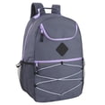 thumbnail image 2 of Adventure Trails 24 Pack Two Tone Multipocket Bungee Cord Backpacks in Female Color Pack 1, 2 of 5