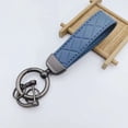 thumbnail image 4 of Leather Keychain Handmade Wrist Strap Fingerprint Resistant, 4 of 5