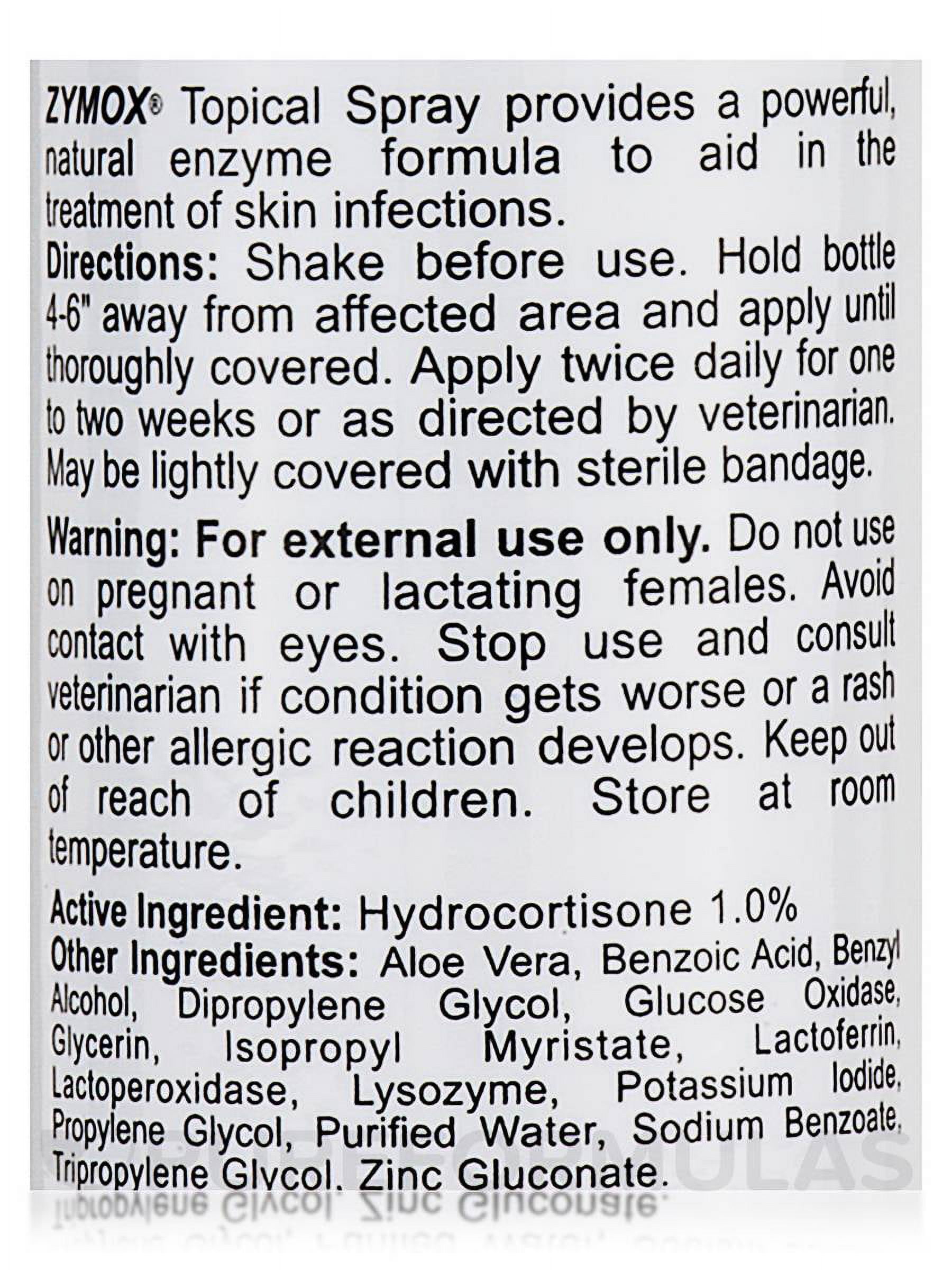 Zymox AntiItch Topical Spray Hydrocortisone, 57 OFF
