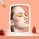 thumbnail image 1 of Espejo de maquillaje LED con luz de relleno, espejo de tocador de escritorio para dormitorio, espejo de luz de relleno portátil plegable para mujer, 1 of 3
