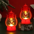 thumbnail image 4 of Riguas Christmas Lantern Vintage Battery Operated Portable Home Decoration Flameless Electronic Candle Lamp Night Light Party Supplies Gift, 4 of 7