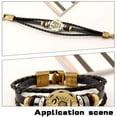 thumbnail image 6 of 1Box 32 Sets 10mm Leather Cord End Clasp 4 Colors Tibetan End Lock Rectangle Jewlery Clasps for Bracelet Necklaces Jewelry Making, 6 of 8
