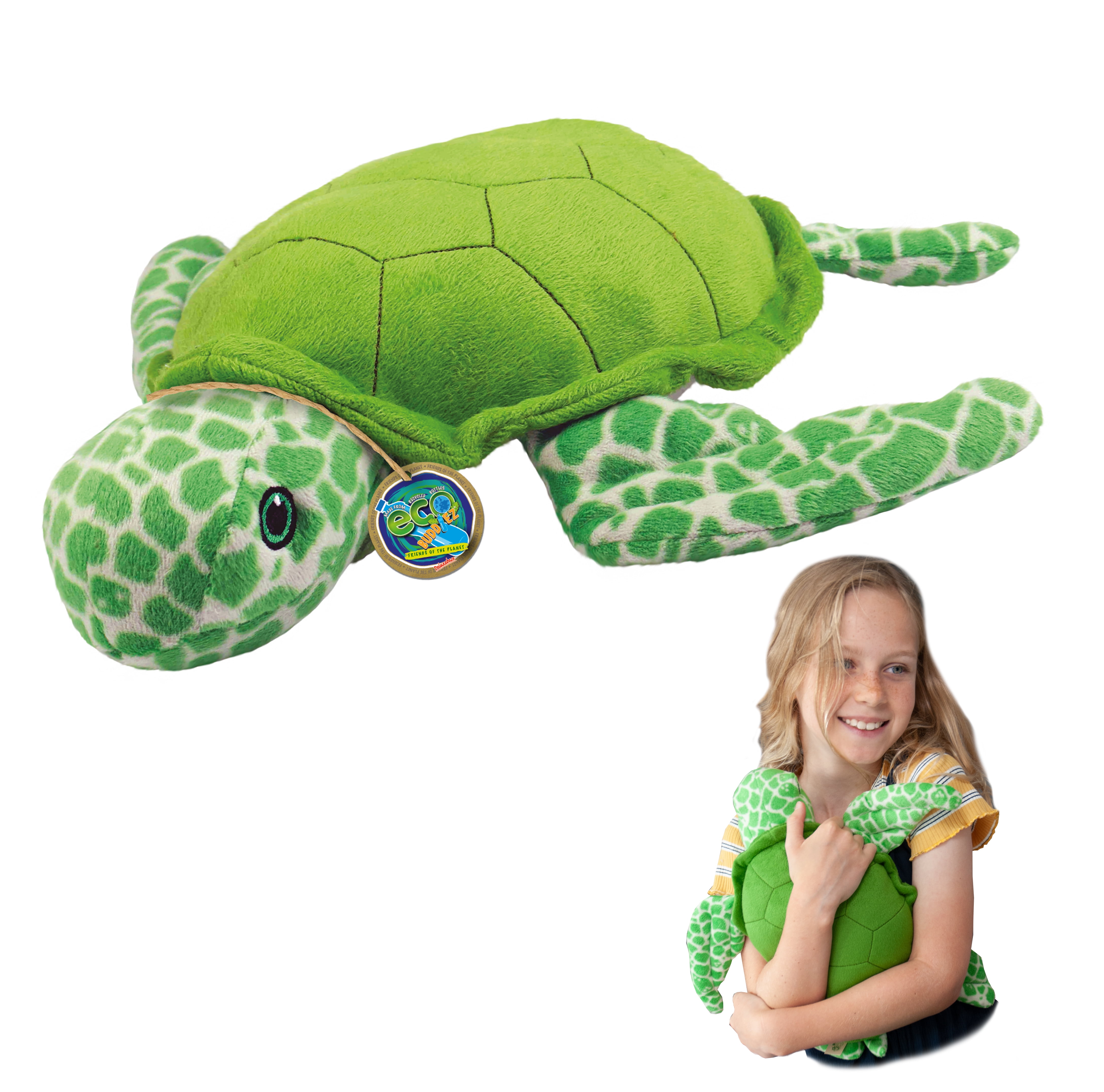 Green Sea Turtle 17 Inch Plush Stuffed Toy Marine Reptile Animal Gift for sale online 