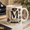 Black, variant on Military Service Mug with Initial M Design, Honor & Duty Gift for Service Members