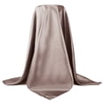 thumbnail image 1 of Women Headscarf Square Soft Imitation Silk Solid Color Scarf Head Wrap Shawl for Daily Life, 1 of 11