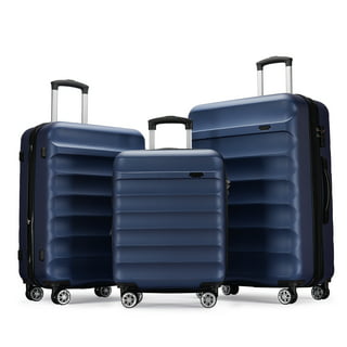 3 Piece Luggage Sets Hard Shell Suitcase Set with Spinner Wheels for ...