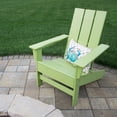 thumbnail image 3 of DuroGreen Aria Adirondack Chairs Made With All-Weather Tangentwood, Oversized, High End Patio Furniture for Porch, Lawn, Deck, Fire Pit, No Maintenance, Easy Assembly, Made in the USA, Lime Green, 3 of 8