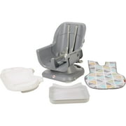 Fisher-Price SpaceSaver High Chair, Portable Baby to Toddler Dining Seat, Slanted Sails