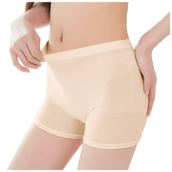 GEWSEY Tummy Control Shapewear - Body Shaper Tummy Control Boyshort, Body Shaper for Women, Plus Size Shapewear (Beige, M)