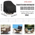 thumbnail image 4 of 2pcs Outdoor Swivel Lounge Chair Cover, Lawn Patio Chairs, Waterproof Heavy Duty Patio Rocking Chair Covers for Outdoor Furniture,, 4 of 7
