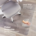 thumbnail image 3 of Staples Medium Pile Carpet and Hard Floor Chair Mat 46" x 48" Rectangular 28816, 3 of 6
