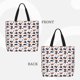 thumbnail image 2 of Disketp Pirate Theme Bolsa Tote de Lona para Mujer, Bolso de Hombro y Cruzado con Cierre de Cremallera, 2 of 7