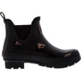 thumbnail image 2 of Joules Women's Wellibob Black Love Bees Ankle-High Rubber Rain Boot - 6M, 2 of 3
