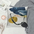 thumbnail image 2 of Nawypu  Navy Blue Gray Yellow Pillow Covers Abstract Boho Pillow Covers Geometric Throw Pillow Covers Mid Century Modern Cushions Covers for Couch Sofa, 2 of 5