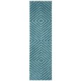 thumbnail image 5 of SAFAVIEH Olympia Isaiah Geometric Polyester Shag Area Rug, Blue, 4' x 6', 5 of 8
