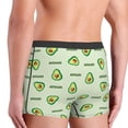 thumbnail image 4 of Kdxio Men's Boxer Briefs with Green Avocado Print - Comfortable and Breathable Underwear for Everyday Wear, 4 of 7