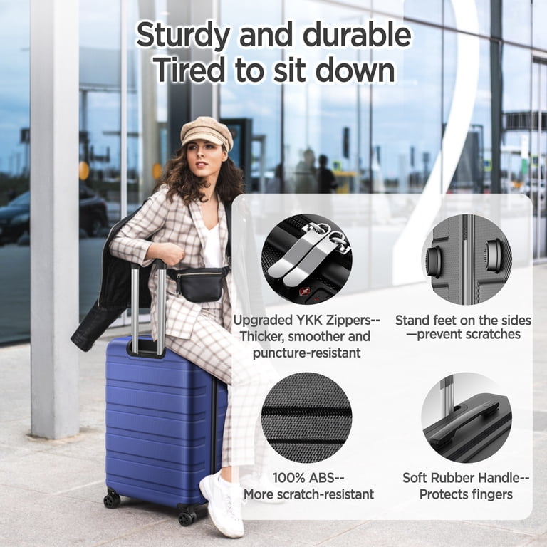 Famistar Large Hard Shell Luggage Set, 4 Pieces: 14