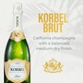 Korbel Brut California Champagne Sparkling Wine, 750 ml Bottle