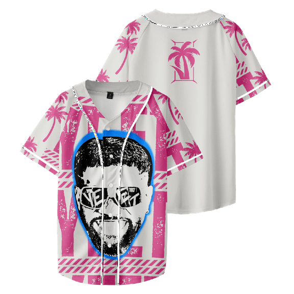 Jey USO Merch Tee Baseball Jacket Fashion Design Short-sleeved Summer Casual Wear Jersey Tops