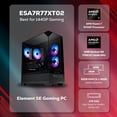 thumbnail image 2 of iBUYPOWER Element SE Gaming PC Desktop Computer AMD Ryzen 7 8700F CPU, AMD Radeon RX 7700 XT 12GB GPU, 32GB DDR5 5200MHz RAM, 1TB NVMe SSD, Windows 11 Home, Gamer Keyboard and Mouse - ESA7R77XT02, 2 of 15