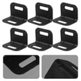 thumbnail image 2 of 20 protectores de esquinas para cajas de envío, con soporte en ángulo recto en forma de L, de plástico, para cajas de cartón y muebles, color negro, 2 of 7