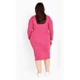 thumbnail image 2 of Avenue Women's Plus Size Scarlett Rib Dress, 2 of 2