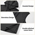 thumbnail image 2 of YUSHOW Men's 2 Piece Summer Outfits Sleeveless Hoodie and Gym Shorts Set Breathable Mesh Workout Set, Size M, 2 of 11