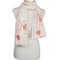 thumbnail image 1 of Gayatri Châle de Prière - Blanc & Marron, 1 of 1