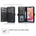 thumbnail image 4 of Case For IPhone 16 Pro Max/16 Pro/16 Plus/16, Magnetic Suction Cover Drop-proof Wallet Storage Case Shockproof Leather Shell, 4 of 6