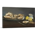 thumbnail image 1 of ARTCANVAS Oysters 1862 Canvas Art Print by Edouard Manet - Size: 26" x 18" (0.75" Deep), 1 of 9