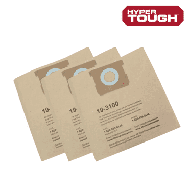 Hyper Tough 19-3100 High-Efficiency Disposable Filter Bag for 5 Gallon Wet/Dry Vacuum