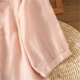 thumbnail image 4 of Camisas de Color Sólido para las Mujeres de Manga Larga Botón Abajo Cuello Casual Blusa Suave, 4 of 9