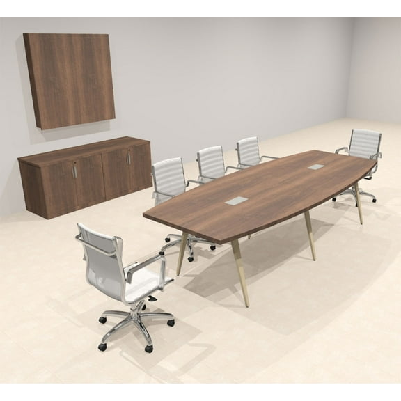 Modern Boat shaped 10' Feet Conference Table, #OF-CON-CW10