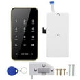 thumbnail image 3 of Combination Unlock Password Cabinet Lock, Digital Locker Lock, Cabinets Hotels For File Shoe Cabinet Locker  Office Apartments Public Buildings Gold,Silver, 3 of 8