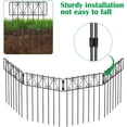thumbnail image 7 of Oumilen 10 pack Animal Barrier Fence, 16.7inch(H) X 10.8 ft (L) Barrier Bottom Fence, Rustproof Metal, 7 of 7