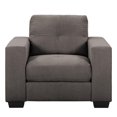 thumbnail image 1 of CorLiving Tufted Seat and Backrest Chenille Fabric Chair, 1 of 9