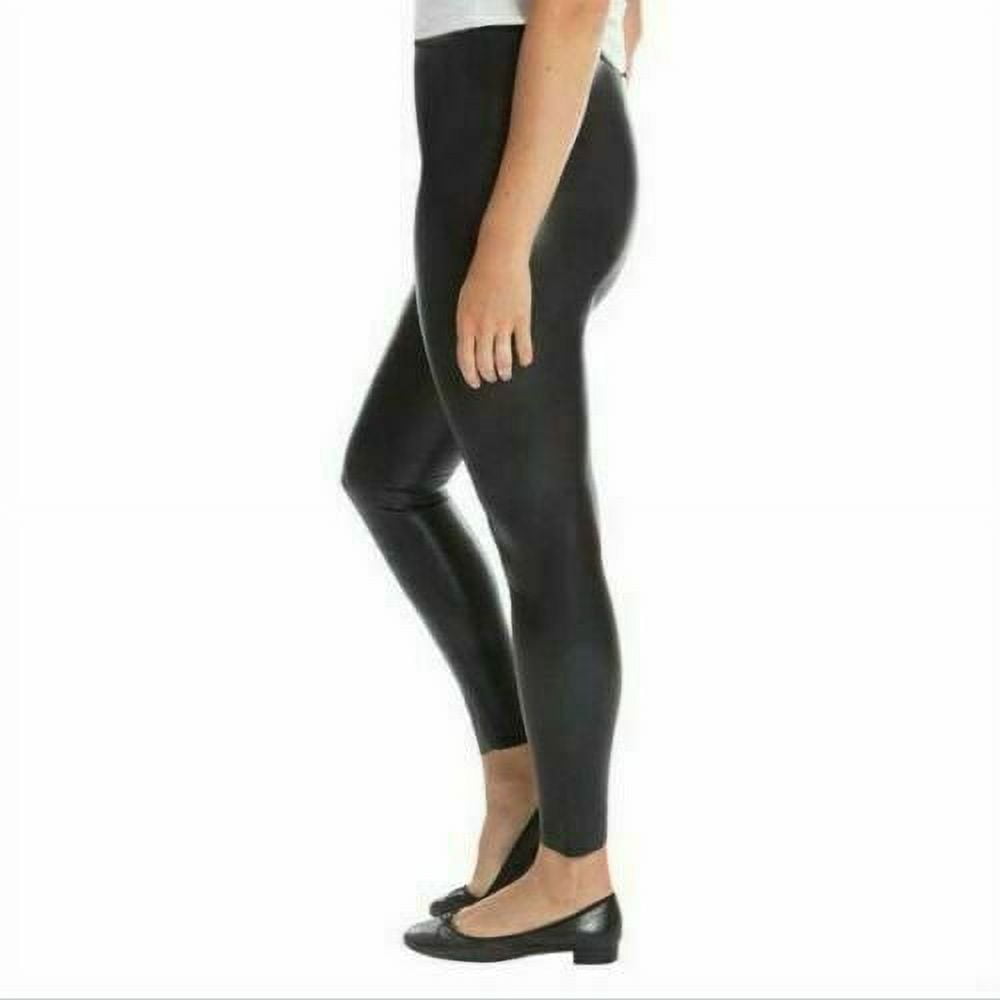 Mario Serrani Ladies' Faux Leather Legging (Black,