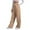 Khaki3, variant on BLCHUNen Sweatpants for Women Fleece High Waist Straight Leg Loose Drawstring Casual Outdoor Lounge Pants with Pockets