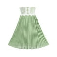 thumbnail image 6 of Girls Dress Green Halter Princess Lace Pleated Formal Party Wedding 8 Years, 6 of 8