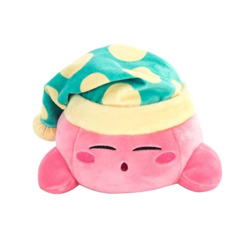 Club Mocchi-Mocchi- Kirby Peluche - Peluche Kirby Endormi - Peluches de Panier de Pâques - Peluches Kirby Moelleuses - 6 Pouces